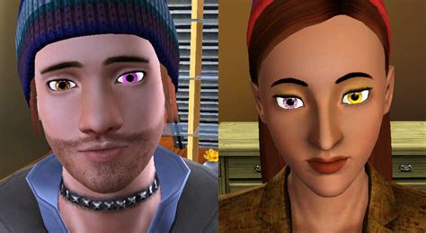 Mod The Sims 2 Different Colour Eyes Male And Female Teen To Elder