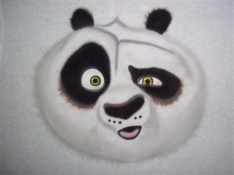 Kung Fu Panda Face Airbrushed By Javiercr69 On Deviantart