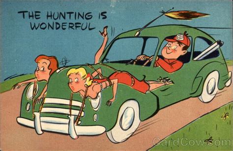 The Hunting Is Wonderful Cartoon Comic Funny