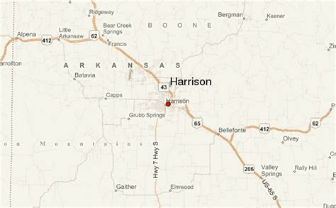 Harrison Ar Road Map