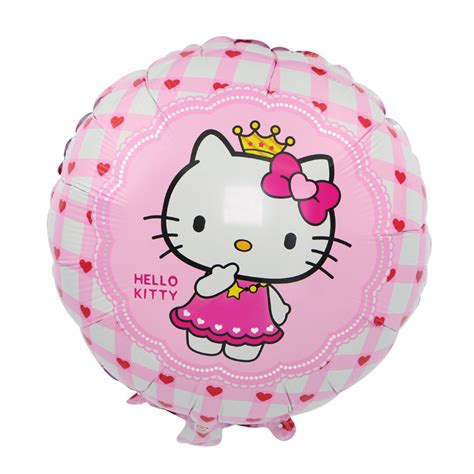 Cheap 18inch Hello Kitty Helium Aluminium Foil Balloon For Birthdat