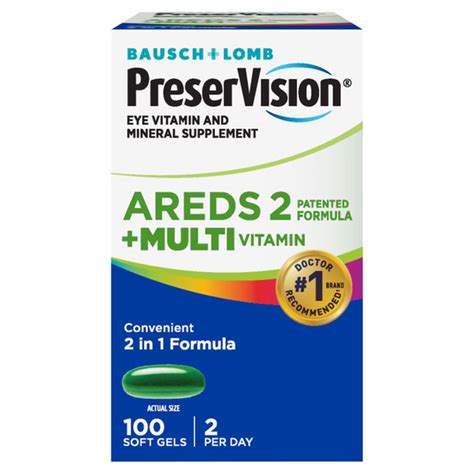 Save On Bausch Lomb Preservision Eye Vitamin Mineral Supplement Soft Gels Order Online
