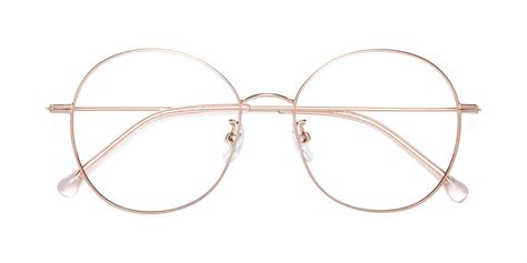 rose gold grandpa oversized round eyeglasses dallas