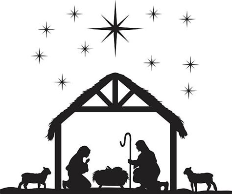 Nativity Scene Illustrations Royalty Free Vector Graphics And Clip Art
