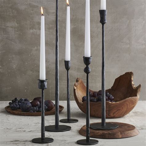 Candle Holder Wrought Iron Modern Pastime