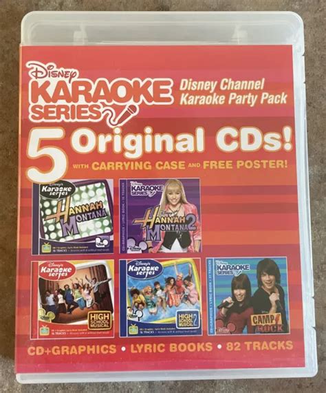 Disney Karaoke Series Disney Channel Karaoke Party Pack 5 Cd Carry
