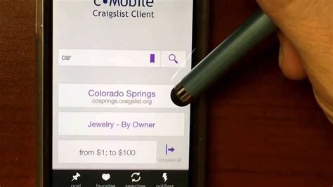 Craigslist Mobile App Review - YouTube