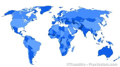 Free Vector World Map Illustration