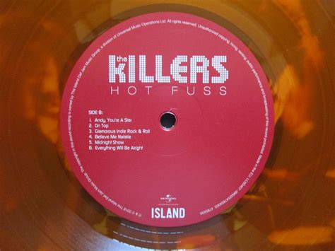 The Killers Hot Fuss Coloured Vinyl Limited Edition Indie Post Punk Farbiges Vinyl