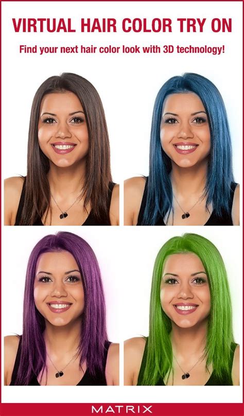 Just upload a photo of you and try the hairstyles. Virtual Try On in 2020 | Virtual hair color, Hair color ...
