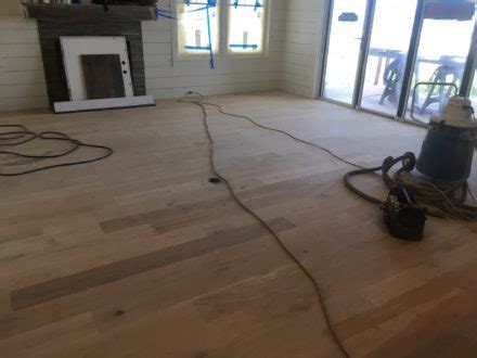Character Grade White Oak Flooring - Install, Sand and ...