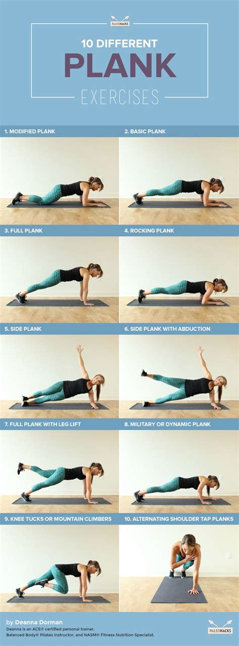 10 Different Plank Exercises For A Stronger Core Paleohacks
