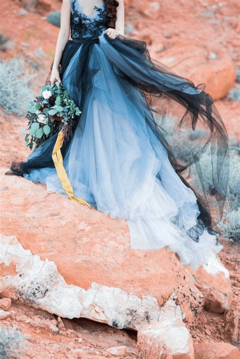 25 Blue Ombre Wedding Dress Ideas For Your Special Day