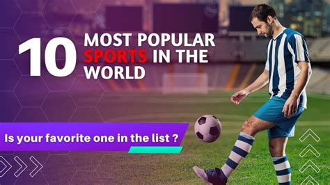 Top 10 Most Popular Sports In The World A Global Perspective Youtube