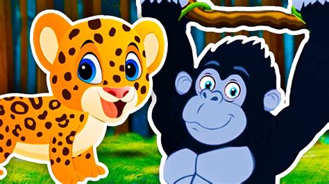 Jungle Animal Song Wild Jungle Animals Sounds For Kids Kids