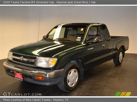 Imperial Jade Green Mica 2000 Toyota Tacoma Sr5 Extended Cab Oak