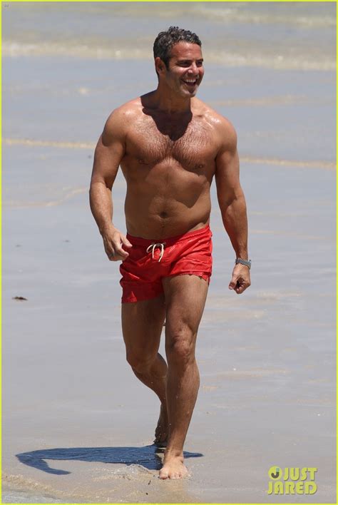 shirtless andy cohen takes a splash in miami beach photo 3351921 anderson cooper andy cohen