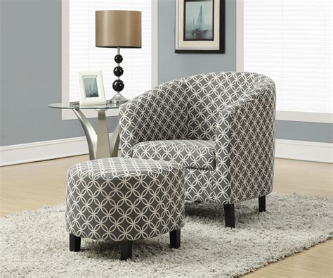 Baxton studio dorais transitional beige fabric upholstered accent chair. Accent Chair - 2Pcs Set / Grey " Circular " Fabric ...