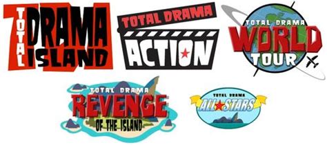 All The Total Drama Logos