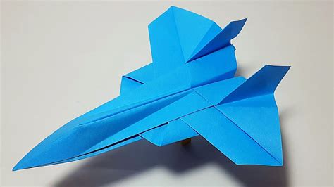 Origami Jet Fighter Plane 2020 Tutorial Youtube