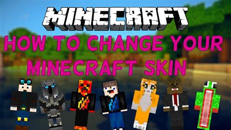 How To Change Your Minecraft Skin 112 Youtube