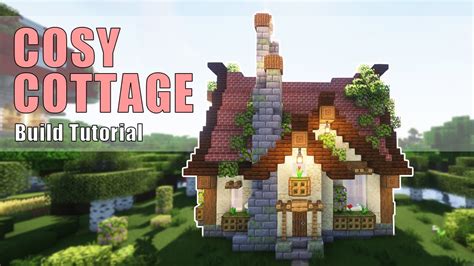 Cottagecore House Minecraft Cosy Cottage Build Tutorial Youtube