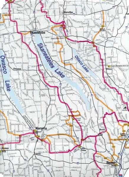 Marcellus Snowmobile Trail Map Marcellus Ny Mappery