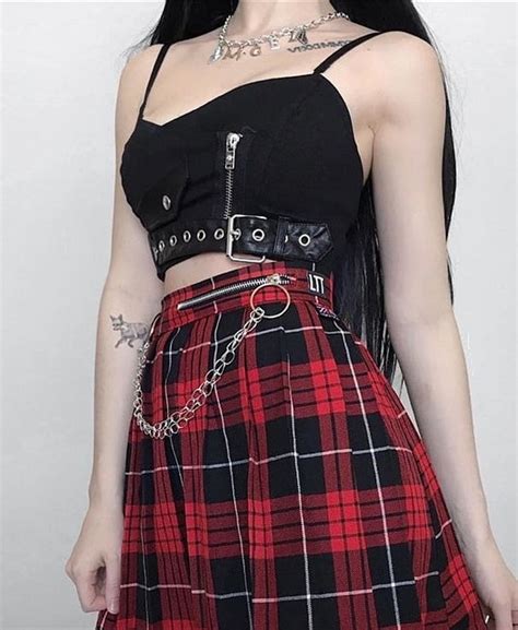 ¡outfits aesthetic grunge que te van a encantar ropa oscura ropa darks ropa gotica mujer