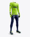See shots that other designers are riffing on & participate yourself. Men's Full Soccer Goalkeeper Kit with Pants mockup (Hero ...