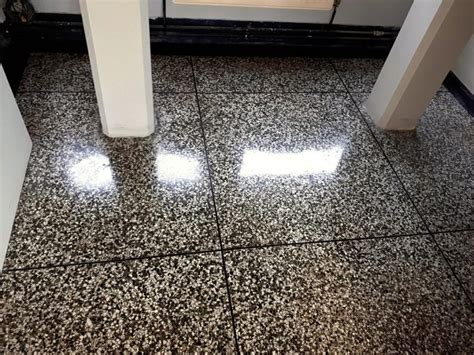 Restoring Terrazzo Flooring At A West Bromwich Business Stone