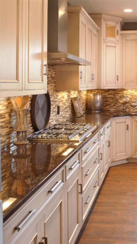 Kitchen backsplash pictures can cause admiration at its fine atmosphere it creates in kitchen. Pin by John Corrie on For the Home | Elegant kitchen ...