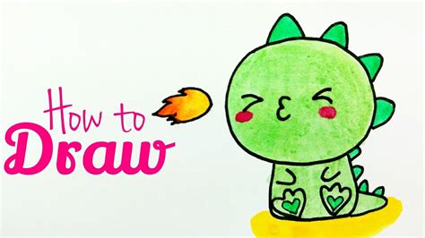 Https://tommynaija.com/draw/how To Draw A Cute Dinosaur