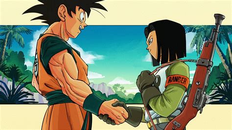 More dragon ball z dokkan battle wiki. Goku and Android 17 handshake - android 17 photo (41045774) - fanpop