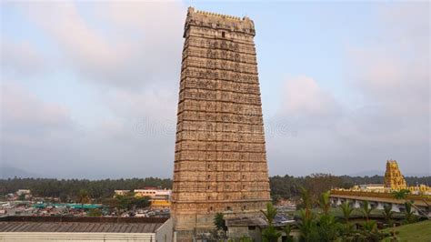 Raja Gopura Murudeshwar Temple Redaktionell Arkivfoto Bild Av