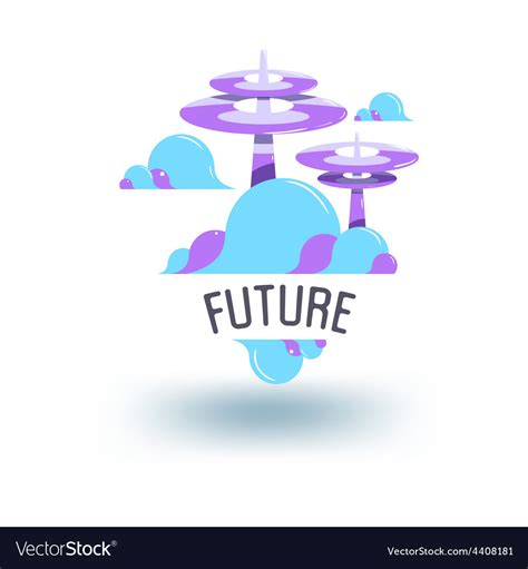Abstract Object Of The Future Royalty Free Vector Image