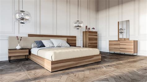 Our selection of readily available modern, contemporary, and transitional furniture is unmatched by any. Nova Domus Matteo Italian Modern Walnut & Fabric Bedroom Set