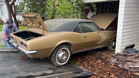Found Survivor 1967 Rs Chevy Camaro Hidden Under A Tarp For 25 Years