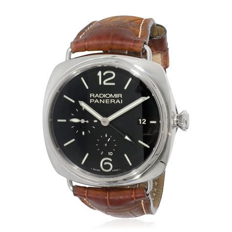 Panerai Radiomir 10 Day Gmt Pam00323 Mens Watch In Stainless Steel