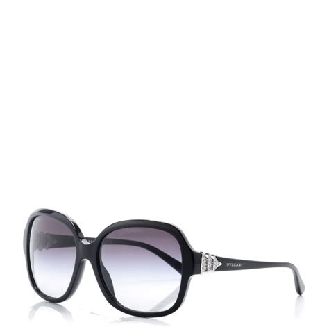 Bulgari Oversized Sunglasses 8124 B Black 258396 Fashionphile