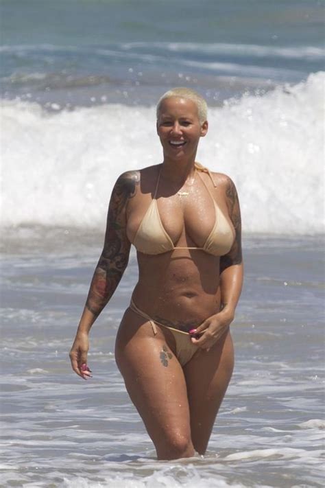 Amber Rose Topless Paparazzi Photos Thefappening