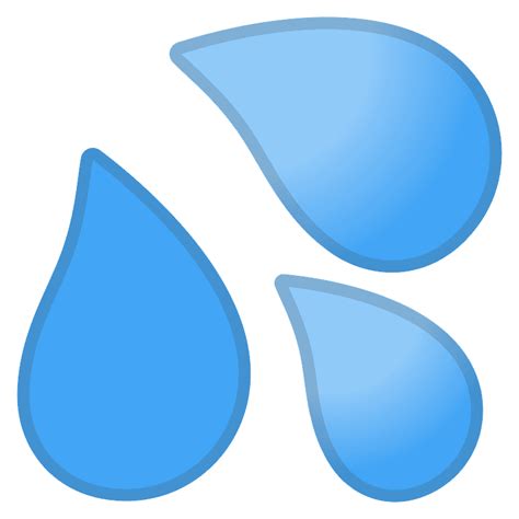 Sweat droplets emoji clipart. Free download transparent .PNG | Creazilla png image