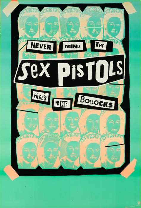 bonhams a sex pistols poster