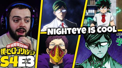 Nighteye Is Crazy Good My Hero Academia 4x3 Reaction Ep 66 Youtube