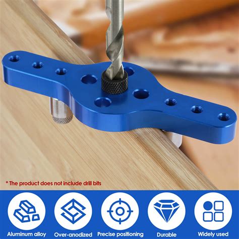 Dowel Jig Drill Guide Handheld Straight Hole Drilling Guide Punch