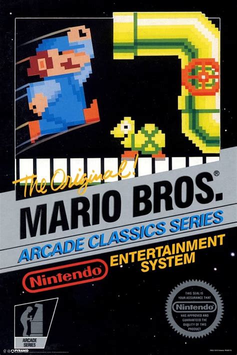 pyramid america mario brothers arcade classic series nintendo nes game series vintage box cool