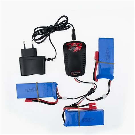 7 4v 2500mah 25c Drone Battery Charger For Rc Mjx X101 Mjx X102h Syma