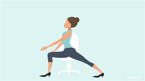 a 10 minute yoga break that you can totally do in the office sheknows
