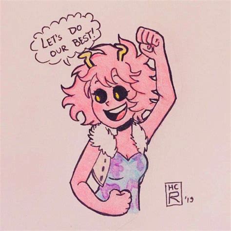 Mina Ashido By Hc Artz On Deviantart Mina My Hero Academia Alien Queen