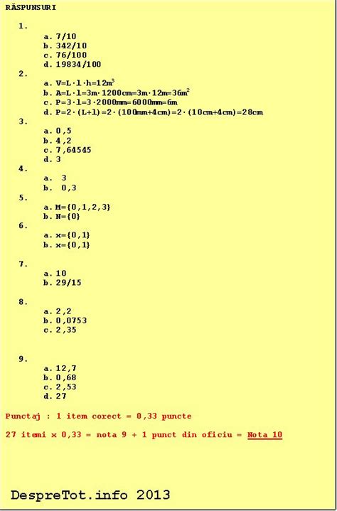 Teza Matematica Clasa 5 Sem 2 Varianta 3