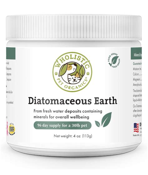 Wholistic Pet Organics Diatomaceous Earth 4oz